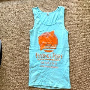 Flying Fish Bahamas Blue Logo Tank Top S